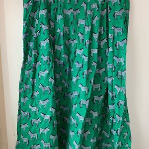 Compañía Fantástica Zebra Skirt 2X NWT